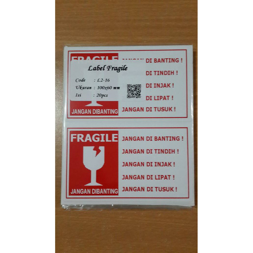 

20 Sticker #L2-16 Sticker / Stiker Pecah Belah / Label Fragile