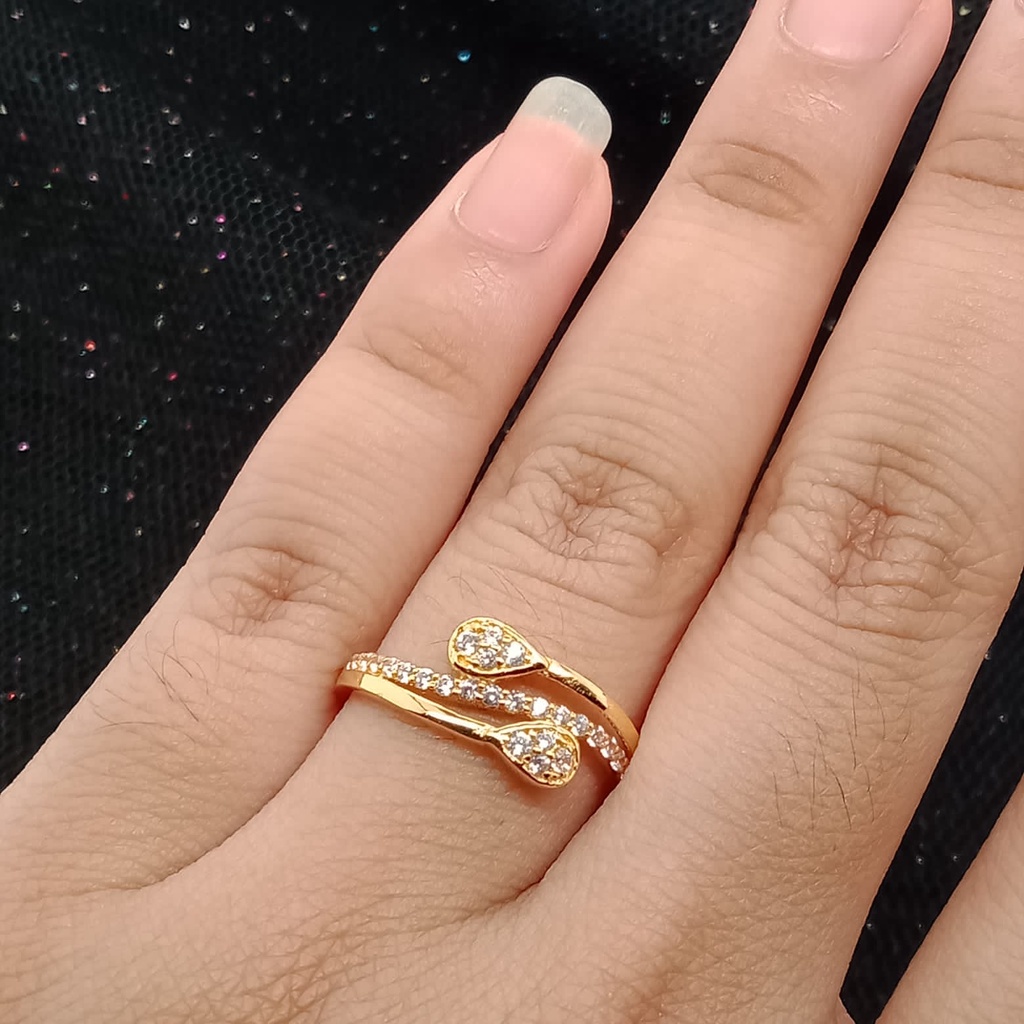 Cincin Emas 17K - 1.75 gr Kadar 750 - 580