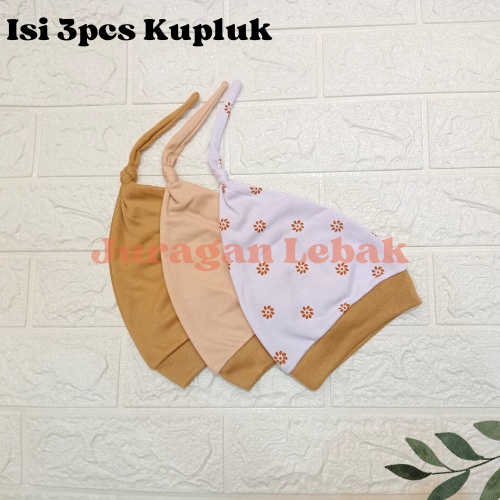 Sarung tangan bayi, Sarung kaki bayi (kaoskaki bayi newborn), Gurita dan kupluk bayi seri coklat paket sartaki bayi set 12pcs  Juragan Lebak JL baby