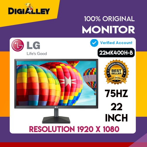 Monitor LED LG 22 Inch 22MK400H-B 22MK400 HDMI 22" MONITOR LED FULL HD