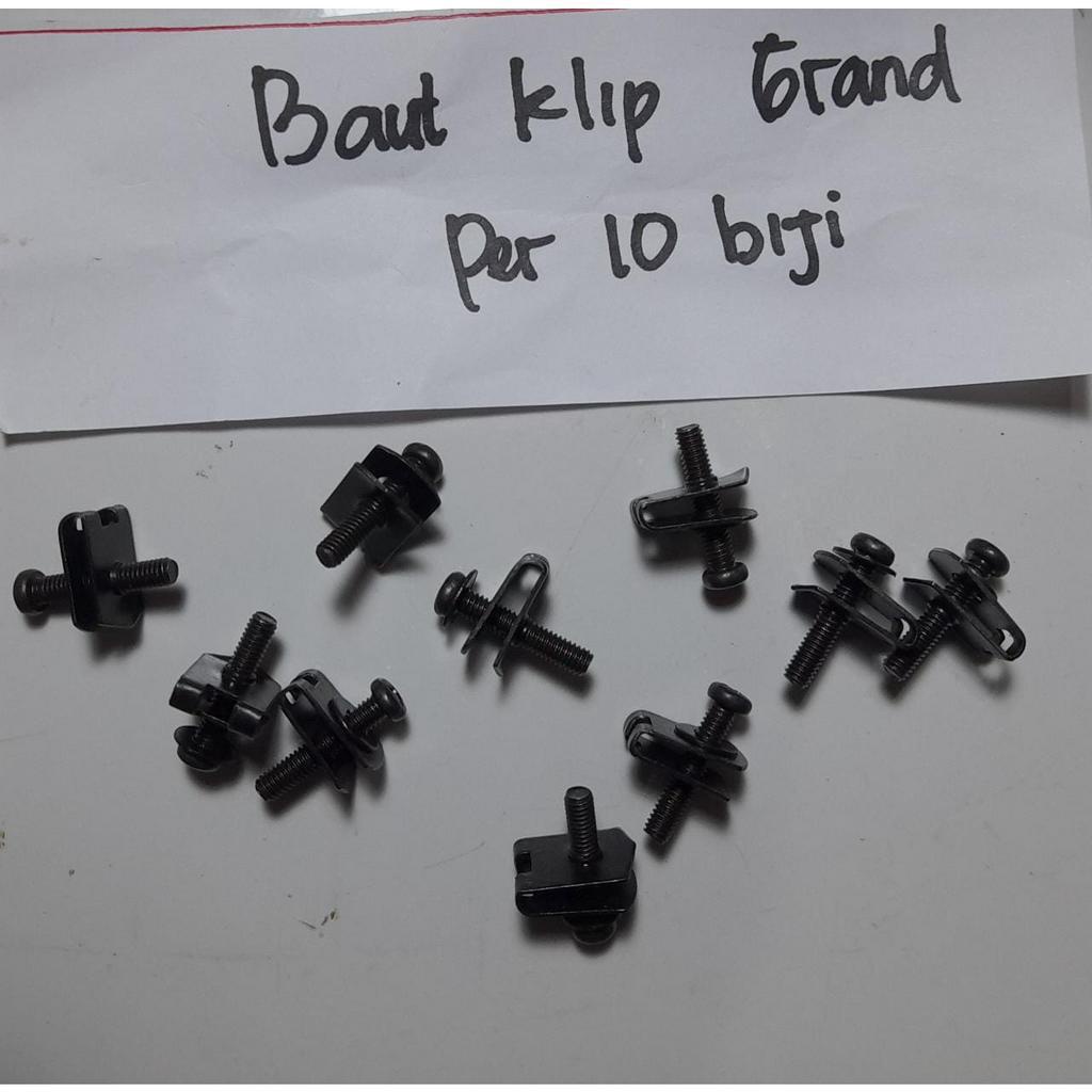 Baut Klip Grand Harga Per 10Biji