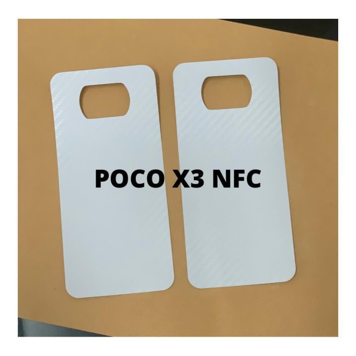 POCO X3 PRO SKIN CARBON GARSKIN ANTI GORES BELAKANG