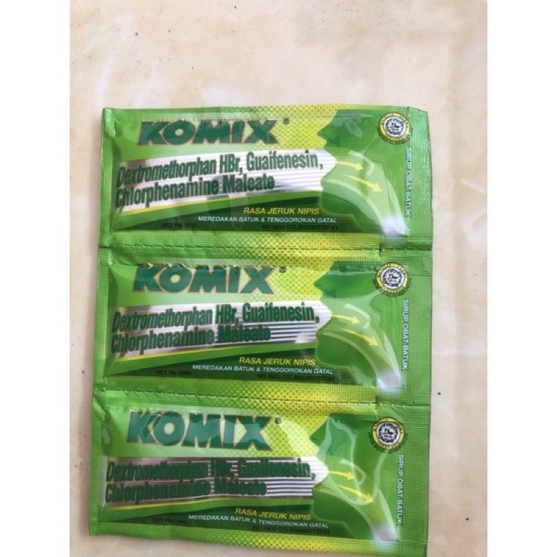 komix jeruk sachet / komix sachet/ komix / komix sirup