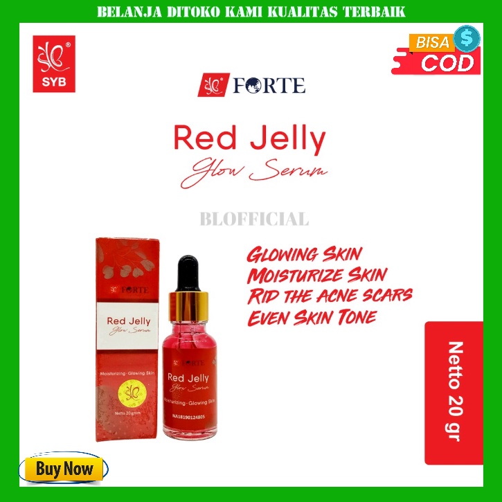 SYB RED JELLY GLOW SERUM MOIZTURIZING / SERUM JELLY MERAH ORIGINAL