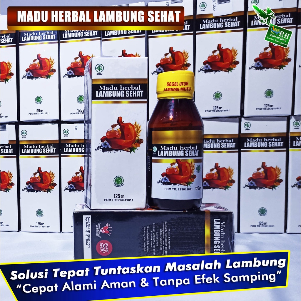MADU HERBAL LAMBUNG SEHAT Obat Asam Lambung Khusus 100% Asli Original - Madu Lambung Obat Penurun Asam Lambung Tinggi, Maag Kronis, Magh Akut, Gerd, Heartburn, Aslam Naik Ke Dada, Gastritis, Begah, Nyeri Ulu Hati, Dll-2