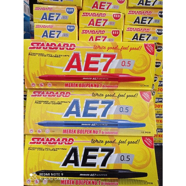 

pulpen standard AE7@12pcs