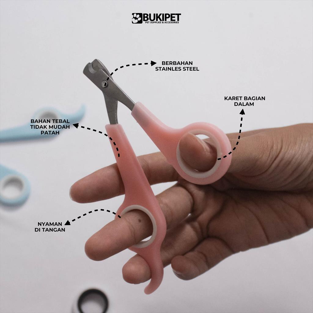 Gunting Kuku Kucing Anjing Alat Potong Kuku Kucing - BUKIPET NAIL CLIPPER