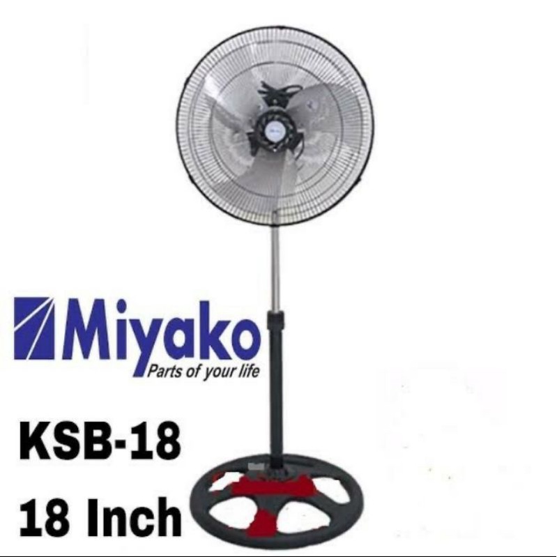 MIYAKO KIPAS ANGIN BERDIRI STAND FAN KSB-18 KSB-18 KSB 18 KIPAS TINGGI