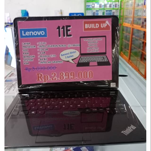 LAPTOP LENOVO 11E/SSD128/4GB/WINDOWS 7/10/LAPTOP MURAH/promo