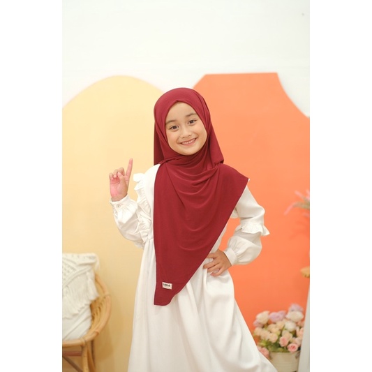 Kerudung Jersey Anak Pastan Anak Hijab Anak Bahan Jersey Neeca Kiddos Murah