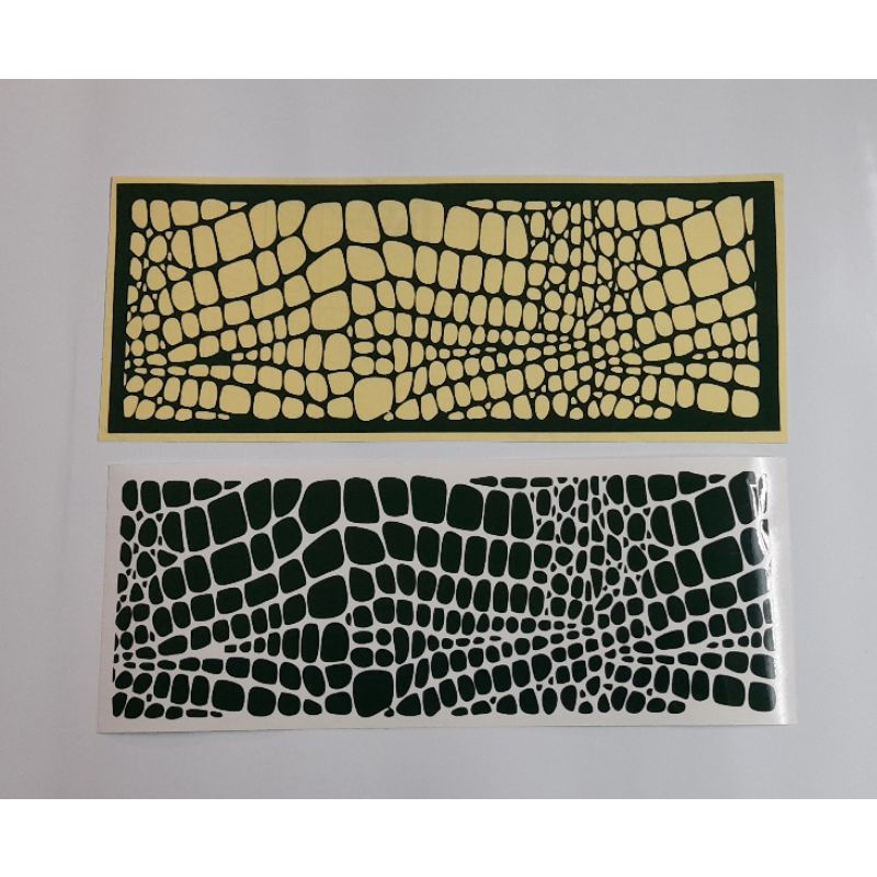 

Stencil Airbrush Motif Kulit Buaya
