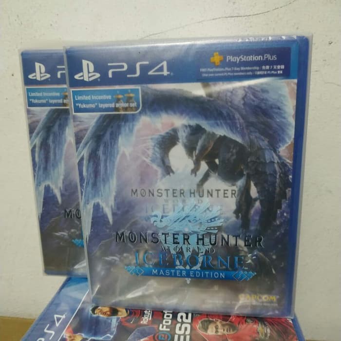 PS4 MONSTER HUNTER WORLD ICEBORNE MASTER EDITION