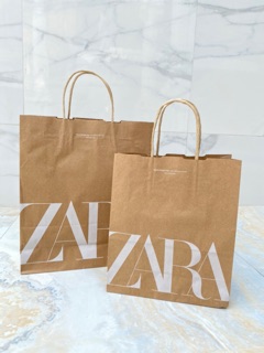 Zara Paper Bag ORIGINAL ASLI | Shopee Indonesia