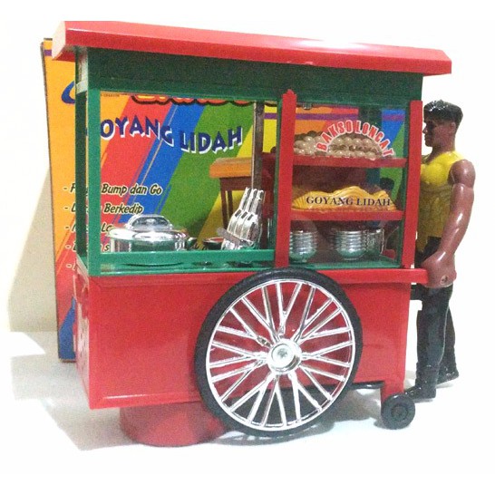 Mainan Gerobak Bakso Loncat p22