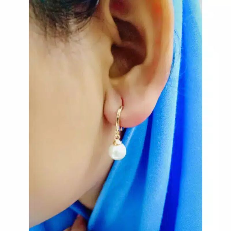 Anting Xuping, anting mutiara simple