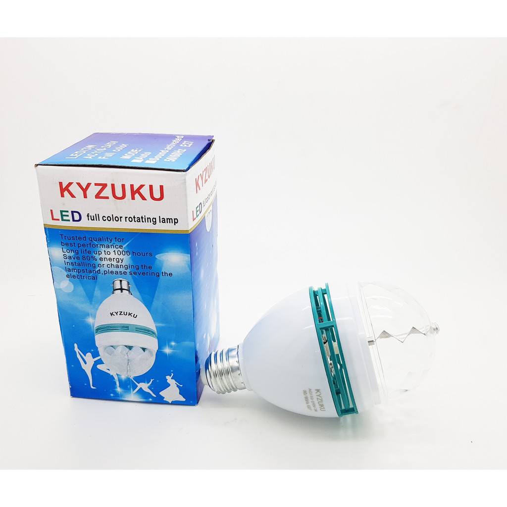 lampu disco led fitting Merk KYZUKU / lampu disco time led rumah murah