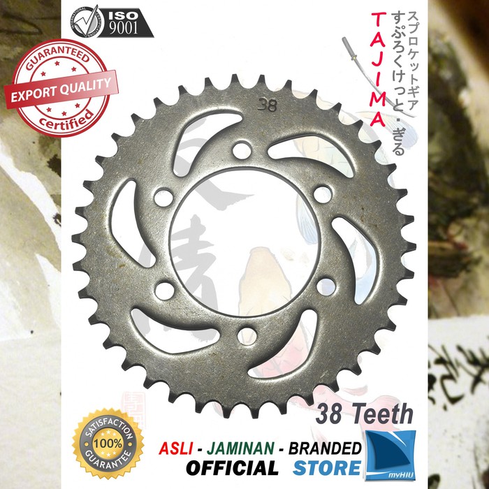 Gir Belakang Gear Belakang 428 38T Suzuki Shogun New 125 R TAJIMA