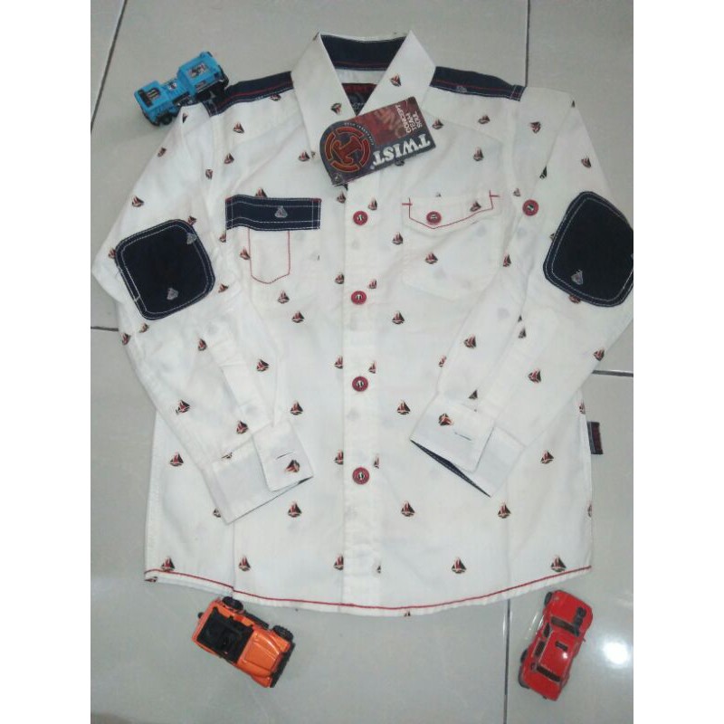 kemeja anak laki merk twist kids