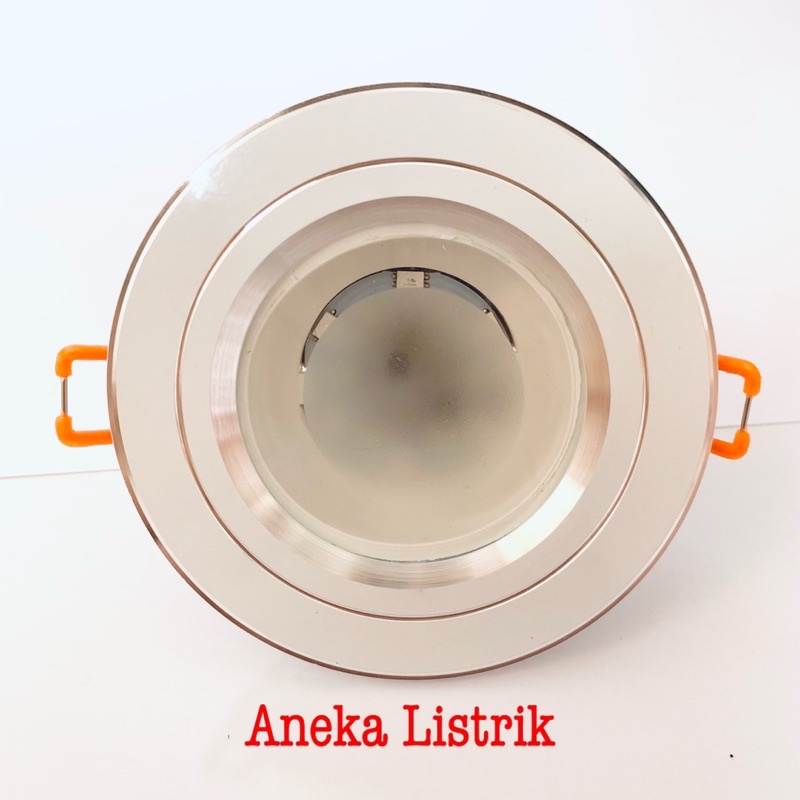 DOWNLIGHT LED PANEL 2 WARNA 3 WATT BULAT PUTIH + RGB WARNA WARNI