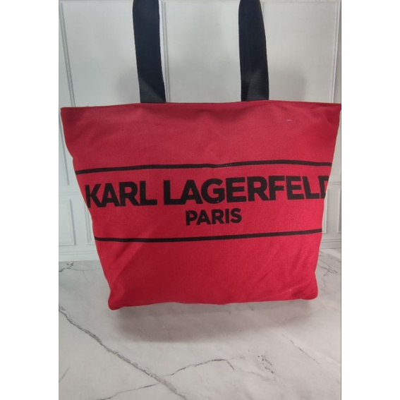 Karl Lagerfeld Kristen  Crimson Tote