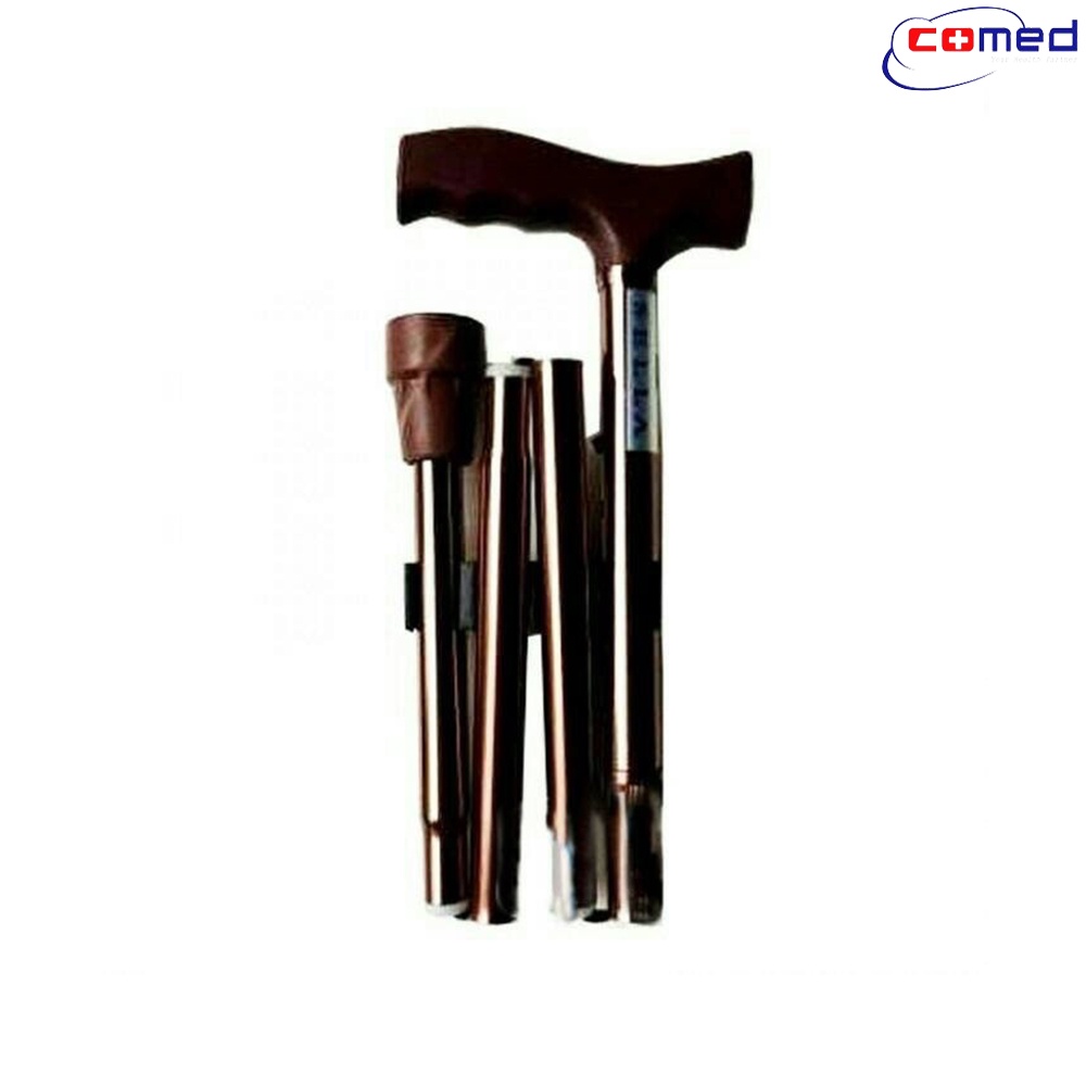 (Original) Tongkat Jalan Lipat - Folding Walking Cane - Outdoors Walking Can - Trusty cane alat