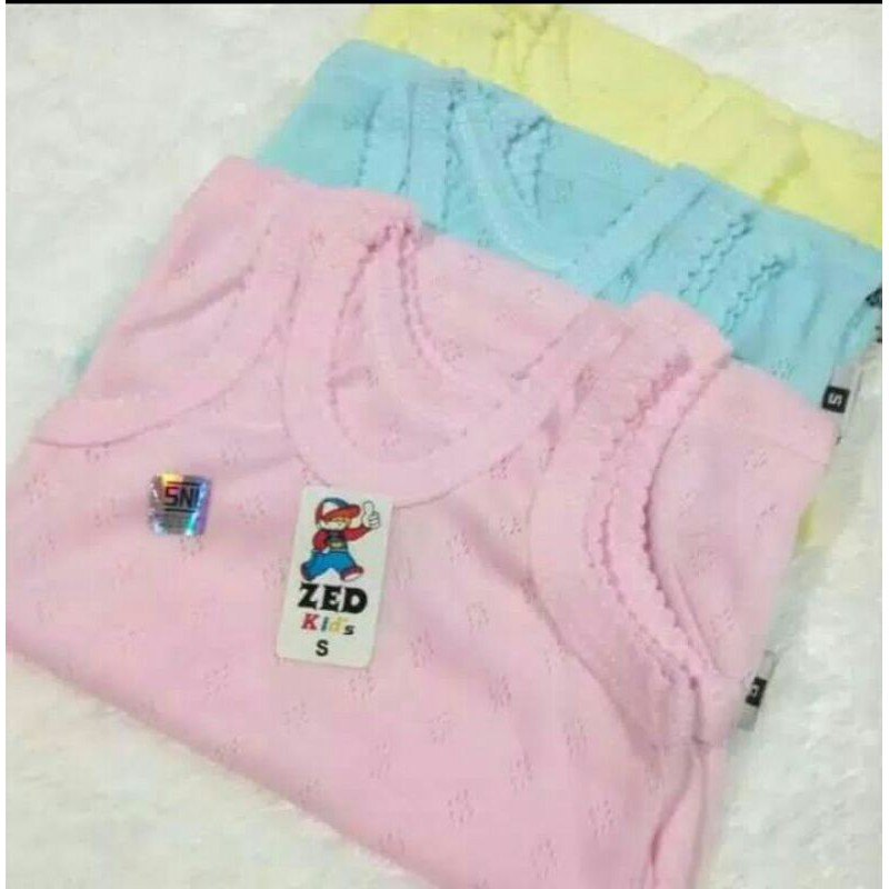 6 pcs Kaos dalem bayi dan anak  Zed kids Ukuran  S M L XL XXL 4L 5L 6L dan 7L  kaos dalam bayi murah