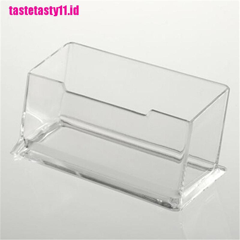 Holder Display Kartu Nama Bahan Plastik Akrilik Bening