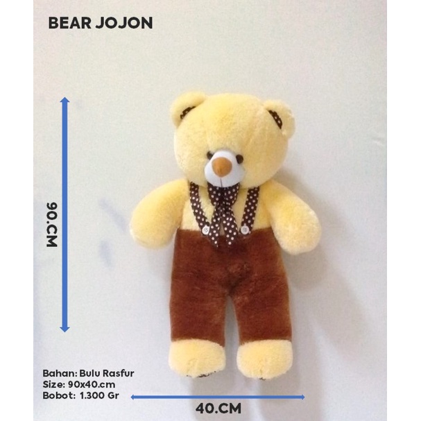 Boneka Beruang Jojon Jumbo Pita