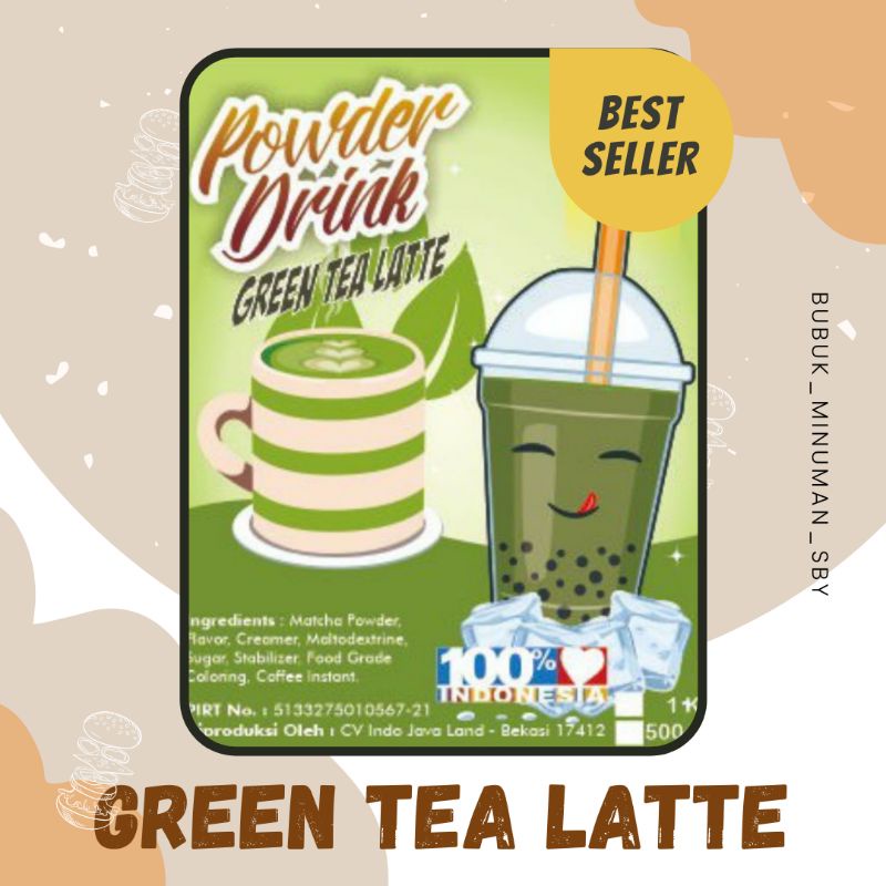

Javaland Bubuk Minuman Rasa Green Tea Latte Kemasan 1kg