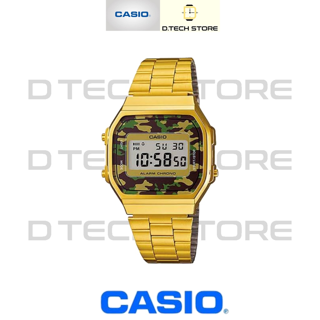 Jam tangan CASIO A-168-WEGC-3DF Casio Original 100%