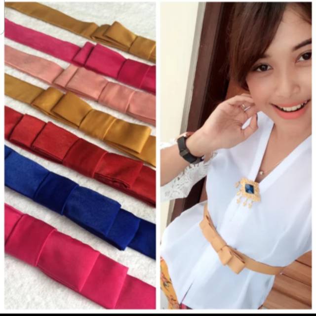 Obi Pita Satin / Belt kebaya