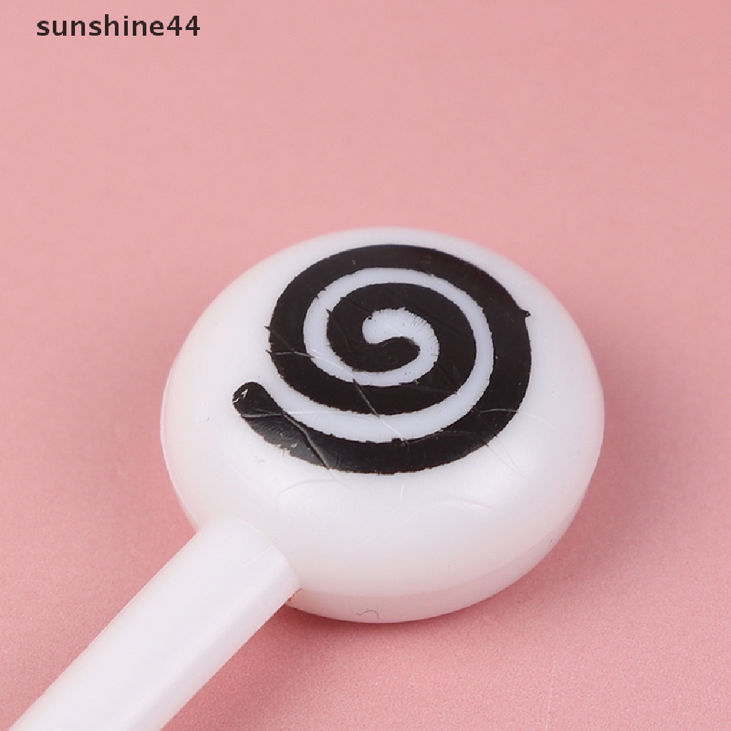 Sunshine 10PCs / Lot Tusuk Gigi Buah Mini Bahan Plastik Bentuk Mata Lucu