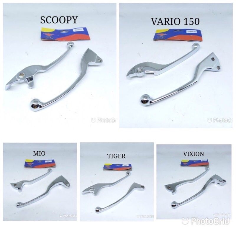 Handle rem motor handle handel rem variasi chrome Beat Vario Scoopy Mio Vixion Tiger dll