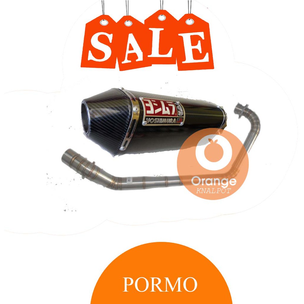 Knalpot Racing Fullcacing Yoshimura USA Karbon Yamaha Aerox / Yamaha Nmax 155