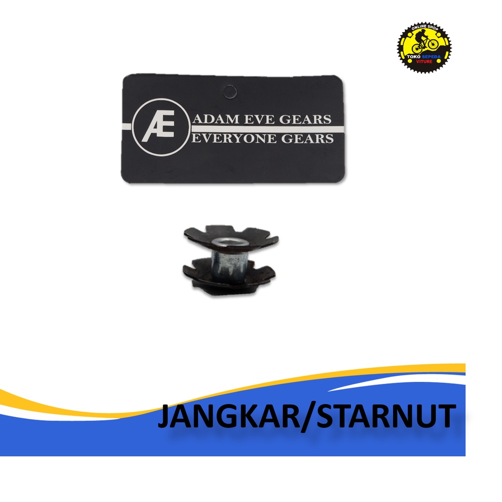 ADAMEVE BAUT GARPU FORK SEPEDA DEPAN PENGENCANG ANGKUR STEM MTB BMX