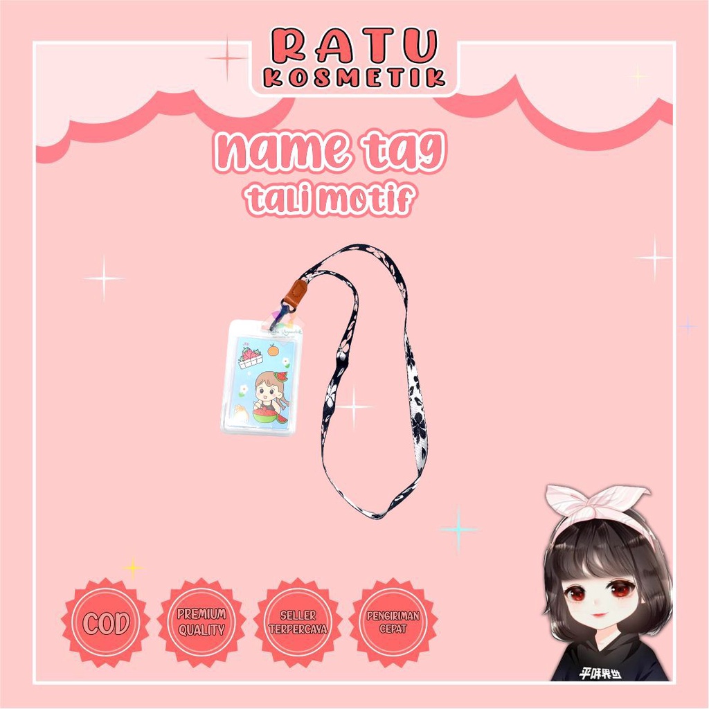 ❤ RATU ❤ Name Tag | Kalung Id Card | Kartu Identitas