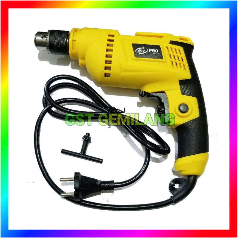 Mesin Bor Electric Drill H&amp;L HnL 10mm Pro 10RE Series