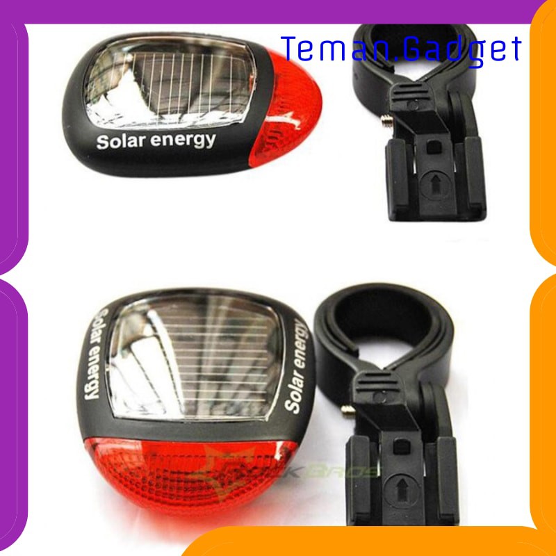 TG-IB359 SOLAR BICYLE TAILLIGHT WARNING LIGHT / LAMPU RAMBU SEPEDA - 909