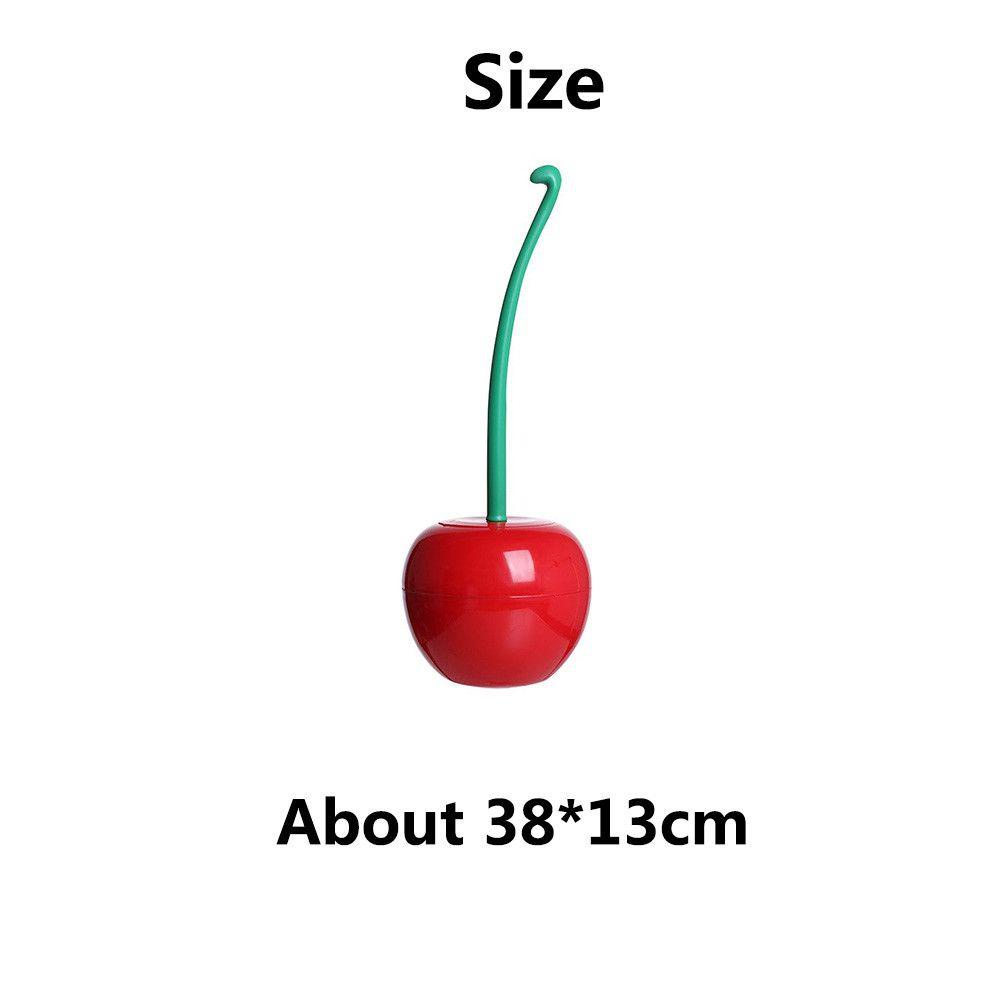 Top Cherry New Bathroom Suit toilet Brush holder Sikat Wc Tempat Sikat Wc Lovely