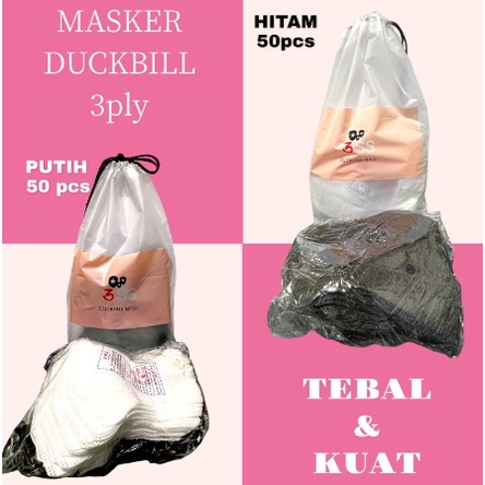 MASKER DUCKBILL POUCH 3SS ISI 50 PCS MASKER DUCKBIL