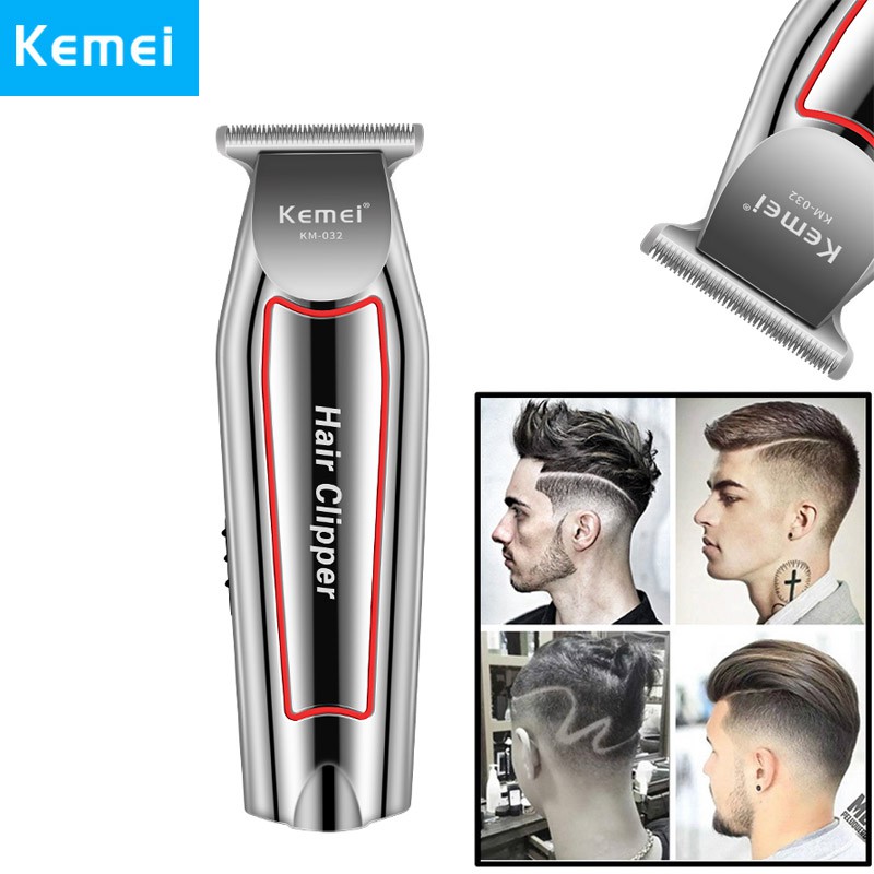 Kemei KM-032 Mesin Cukur Rambut Kumis Jenggot Cordless