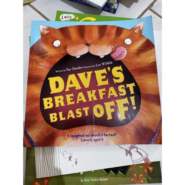 preloved buku hits bbw story book dave's breakfast blast off!