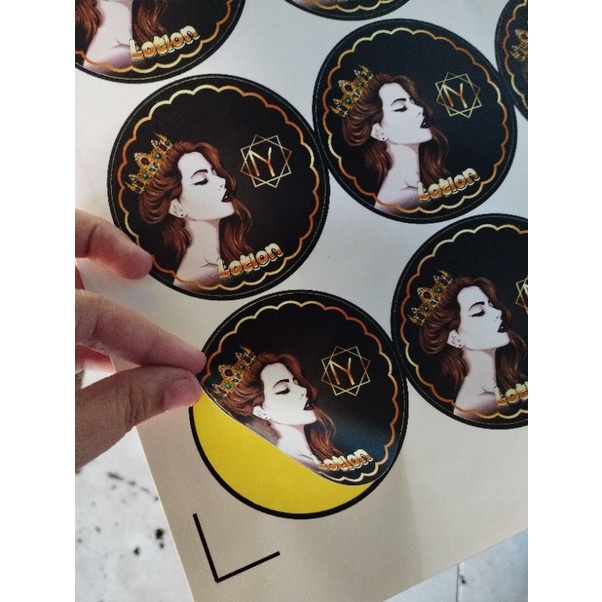 

stiker produk cutting