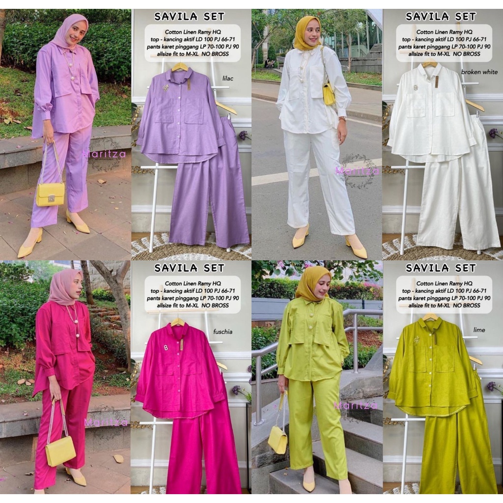 Savala Set / One Set Celana Wanita / Setelan Wanita Kekinan / Setelan Linen Jumbo / Setelan Linen / Setelan Wanita Kekinian Set Fashion Muslim / Setelan Linen Wanita / Setelan Casual Wanita Kekinian / Stelan Kulot Muslim Terbaru Wanita / One Set