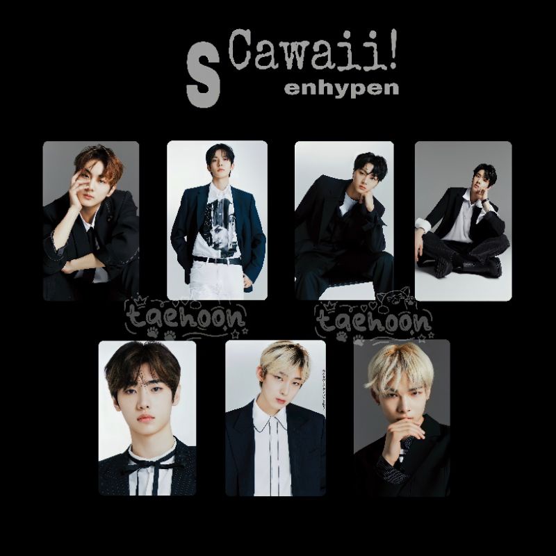 ENHYPEN - Scawaii Unofficial Photocard PC Set
