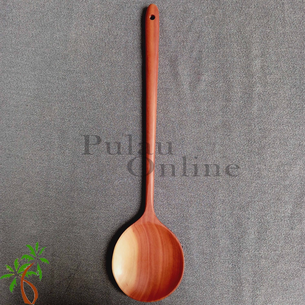 Spatula Kayu Bulat panjang 35 cm - Sutil kayu bulat