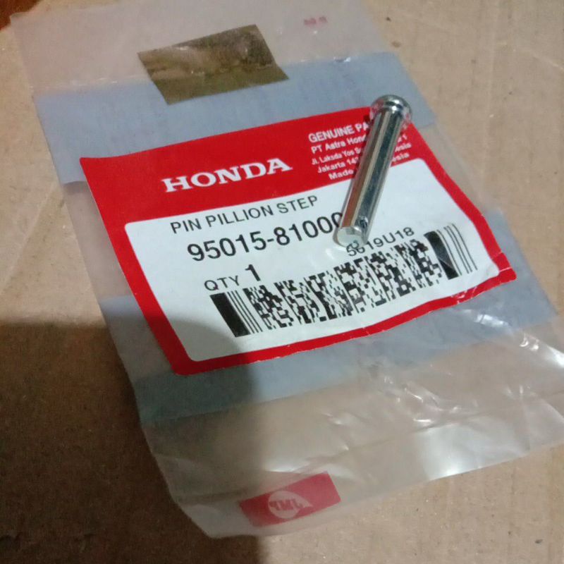 Pin Step Pijakan Kaki Beat Vario Genio Beat Scoopy PCX Original Honda 95015-81000