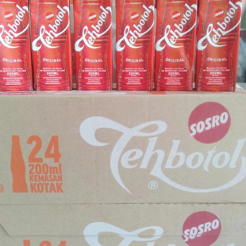 

✨TERBARU✨ TEH BOTOL KOTAK SOSRO 24x200mL murah