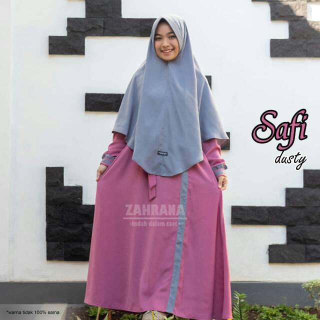 Gamis syar'i Safi set by Zahrana season 1 dan 2