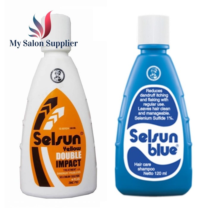 Selsun Blue / Yellow Double Impact Ketombe / Anti Dandruff Shampoo